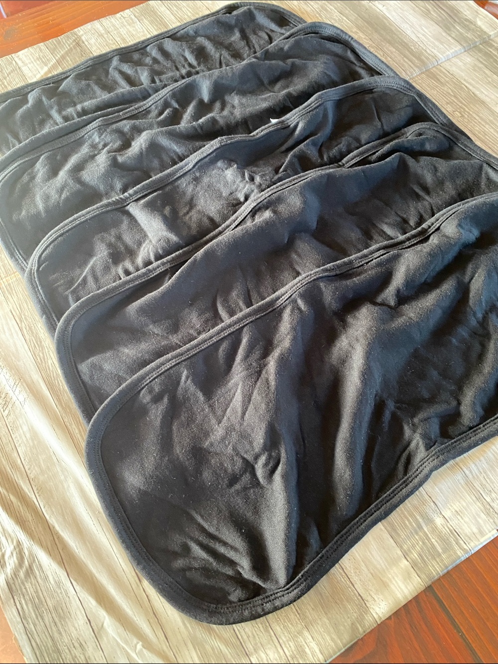 NWOT RABBIT SKINS BURP RAGS— SET OF 5